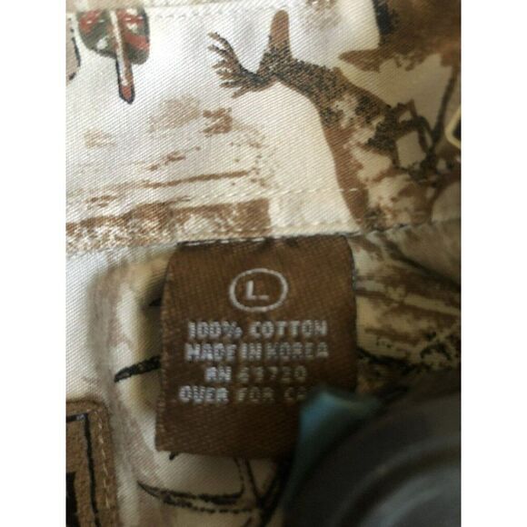 Magellan Sports Wear Long Sleeve Button Down Size L - Picture 7 of 7